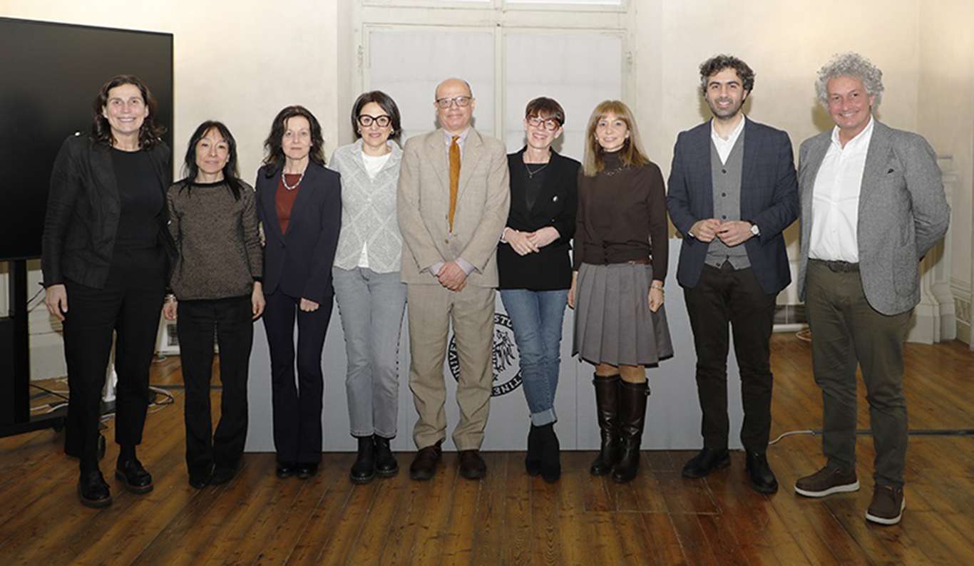 Da sinistra Roberta Colavitto Natalia Rombi Tamara Feresin Annarita De Nardo Luca Caburlotto Linda Borean Tiziana Paolini Andrea Sandra Federico Pirone
