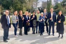 Presentazione panchina lilla