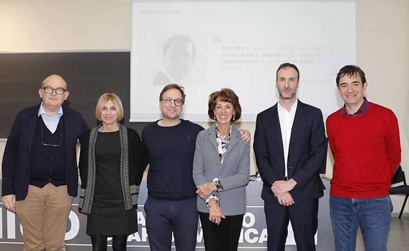 Da sinistra Gianluca Tell Ketty Segatti Luca Quartuccio Elisabetta Borello Marco Dal Ferro Giorgio Alberti