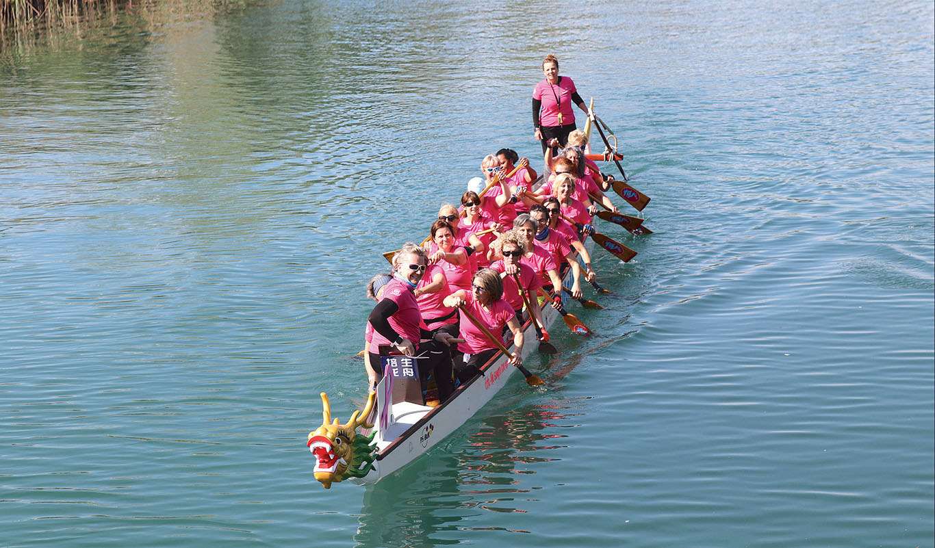 low aperturafiume in rosa