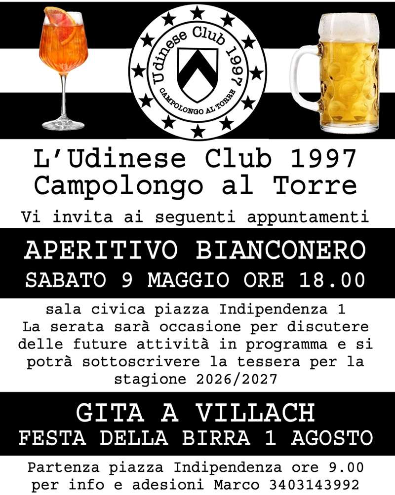 aperitivo bianconero