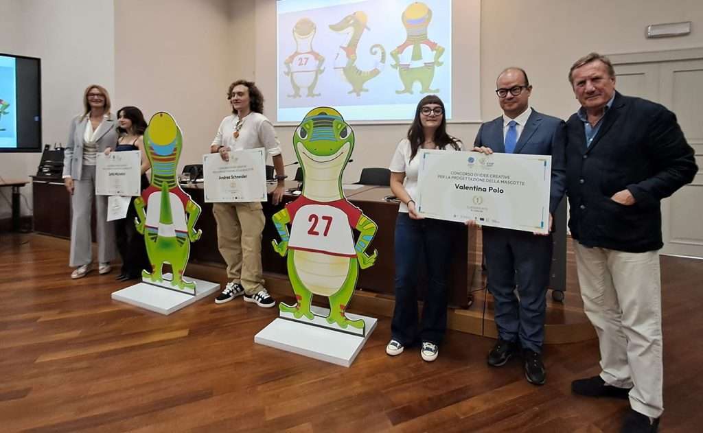 Eyof27. Presentazione mascotte a Trieste 26.6.26