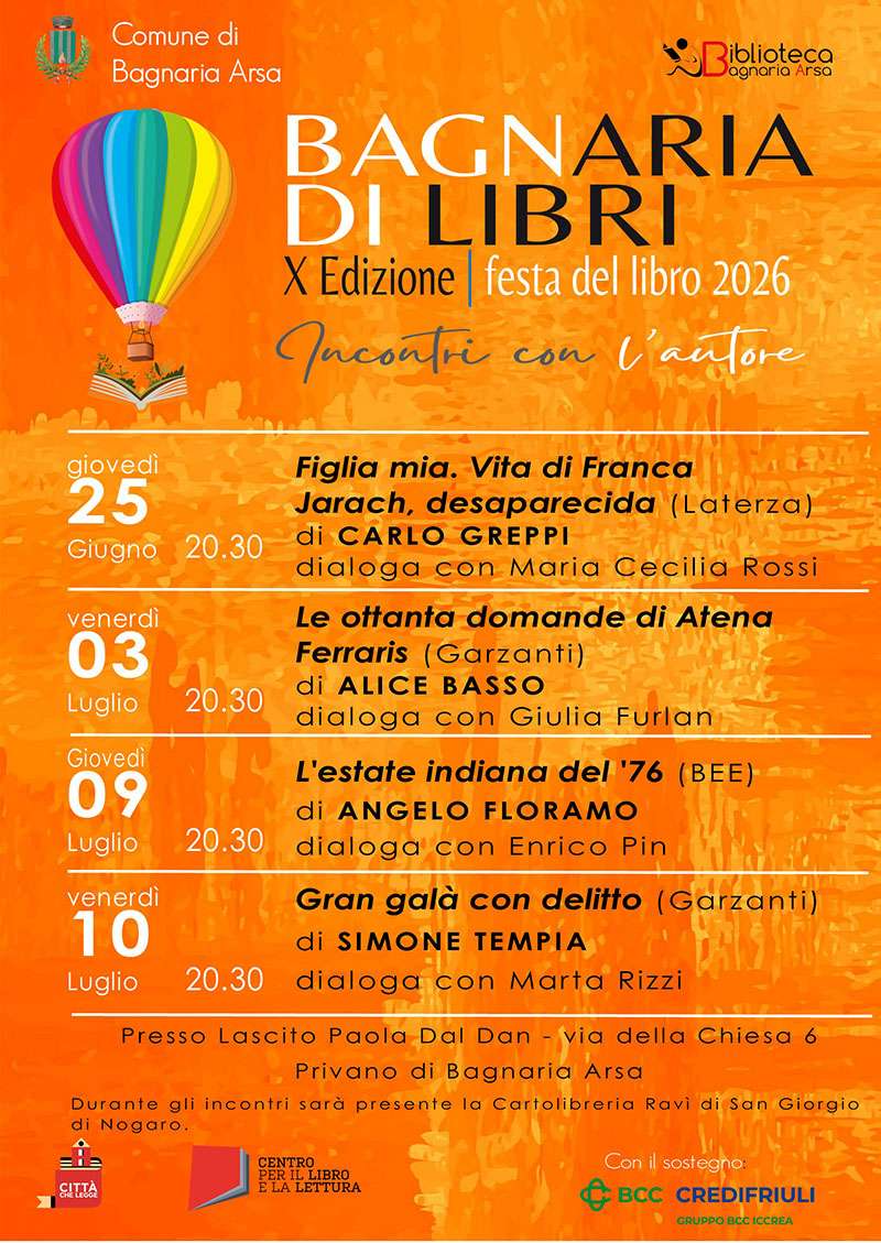 Locandina festa libro 2026 Totale