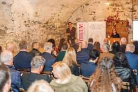 L'asta di vini nella cantina della Castagnevizza