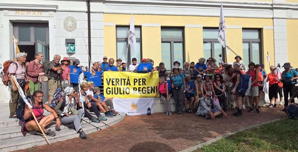 PeaceWalk il cerchio prima la partenza 29.08
