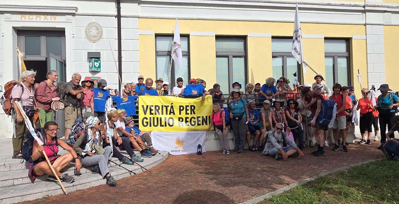 PeaceWalk il cerchio prima la partenza 29.08