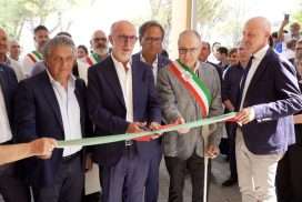Un momento dell'inaugurazione della Casa della comunità a Palmanova