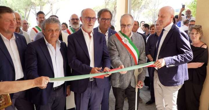 Un momento dell'inaugurazione della Casa della comunità a Palmanova