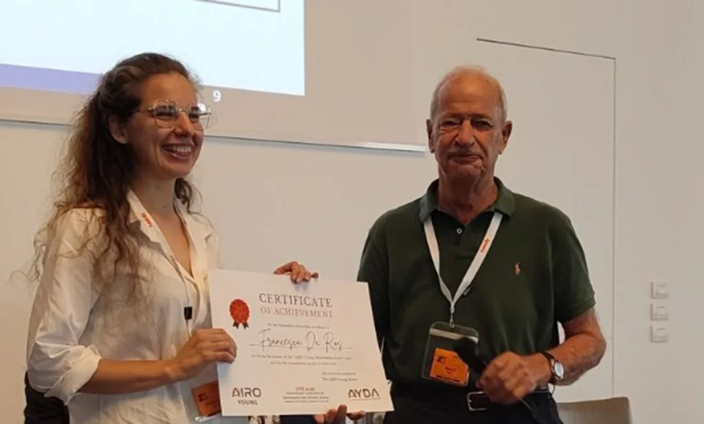 Francesca Da Ros durante la premiazione