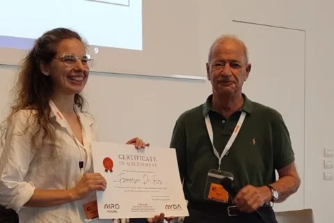 Francesca Da Ros durante la premiazione