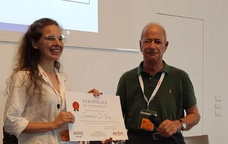 Francesca Da Ros durante la premiazione