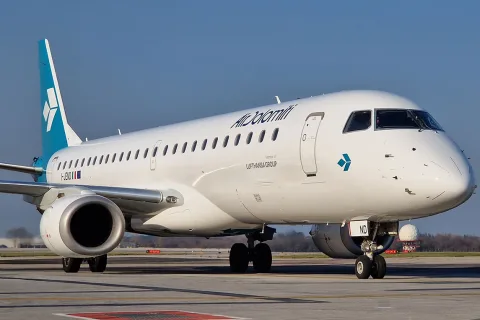 E190 AirDolomiti Trieste Airport