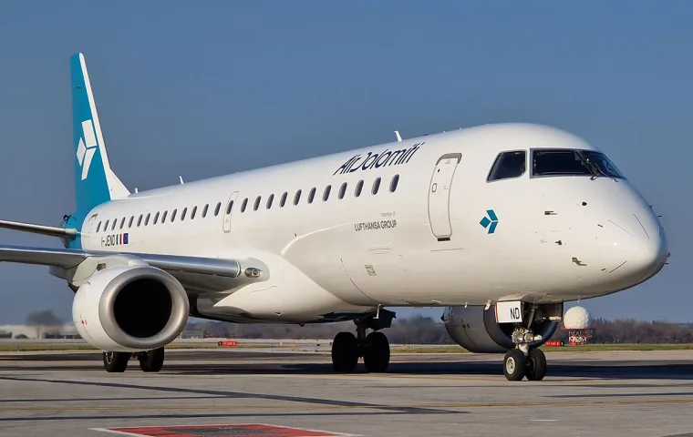 E190 AirDolomiti Trieste Airport