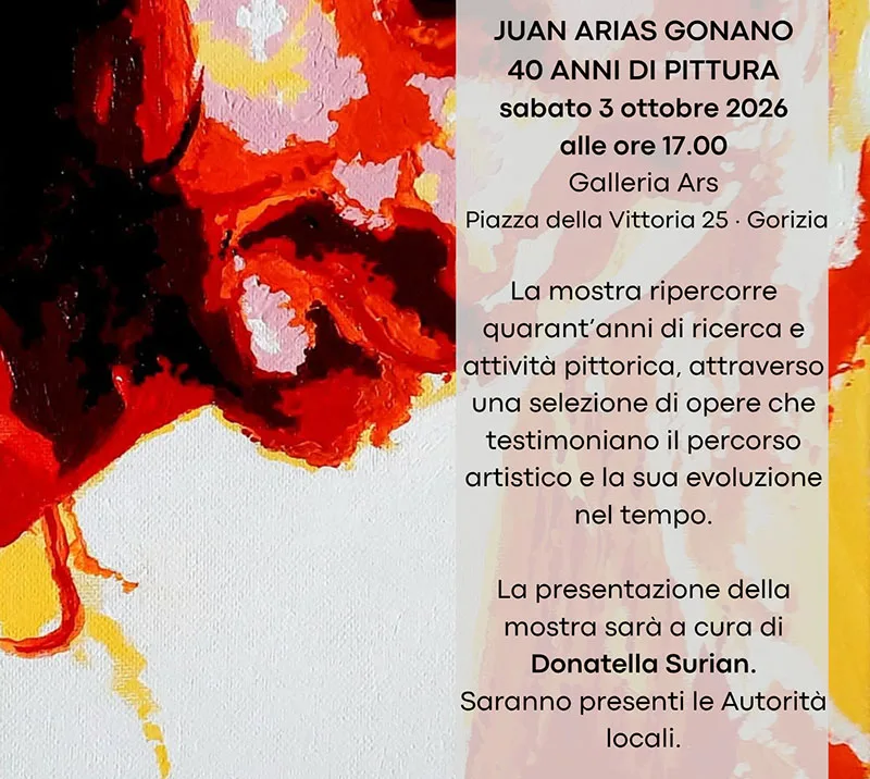 Le opere di Gonano in mostra a Gorizia 2 Gonano testo