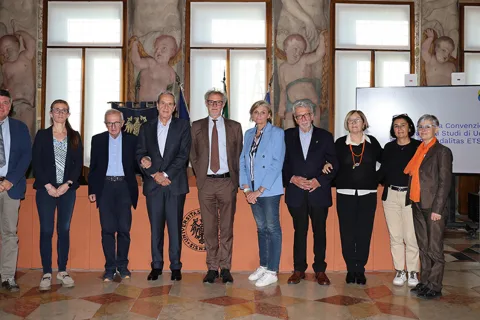 I rappresentanti dellAteneo e della Fondazione