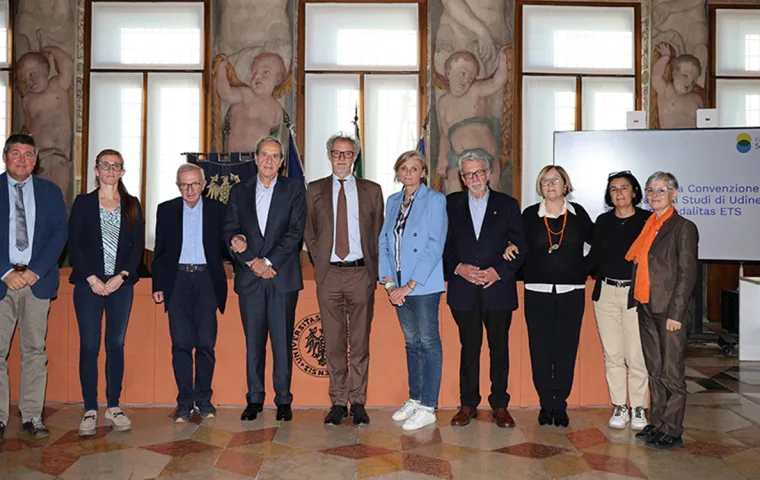 I rappresentanti dellAteneo e della Fondazione